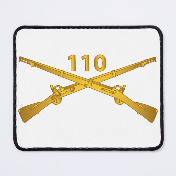 Item preview, Army - 110th Infantry Regiment - Inf Branch wo Txt X 300 designed and sold by Military Insignia Products.