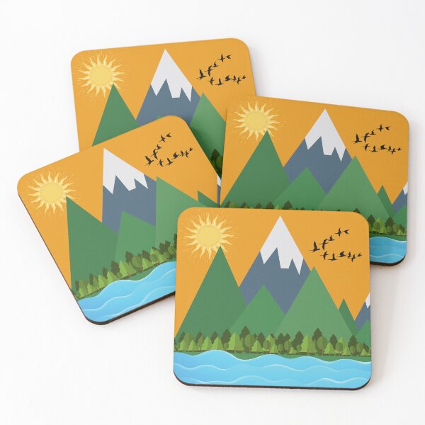 Item preview, Morning mountain scene designed and sold by PhoeniXDreamer.