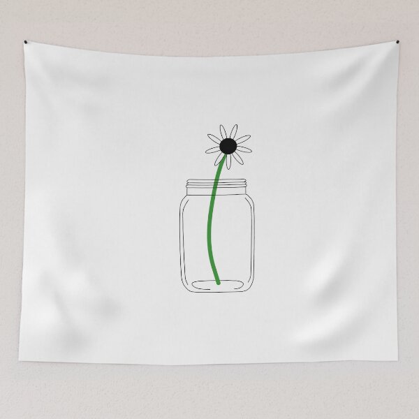 Item preview, Flowers In Mason Jar Pattern designed and sold by brendanre.