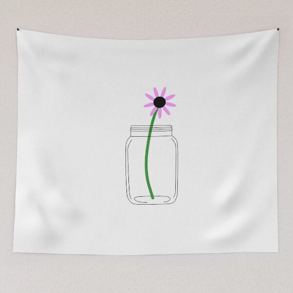 Item preview, Flowers In Mason Jar Pattern designed and sold by brendanre.
