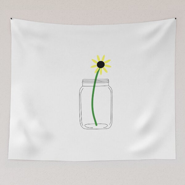 Item preview, Flowers In Mason Jar Pattern designed and sold by brendanre.