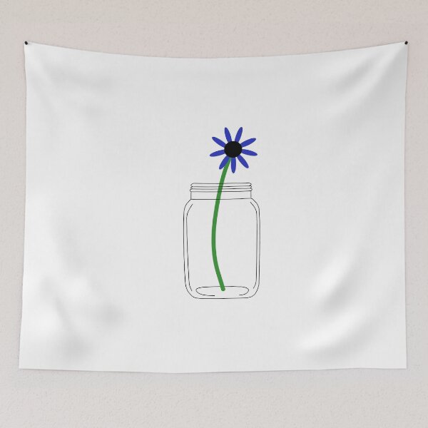 Item preview, Flowers In Mason Jar Pattern designed and sold by brendanre.