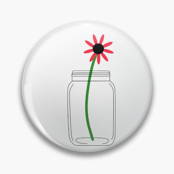 Item preview, Flowers In Mason Jar Pattern designed and sold by brendanre.
