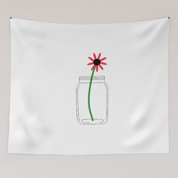 Item preview, Flowers In Mason Jar Pattern designed and sold by brendanre.