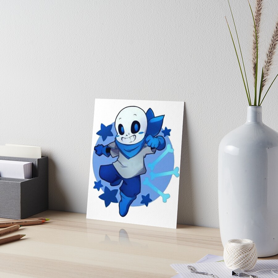 sans Undertale Art Board Print for Sale by onlydrawning