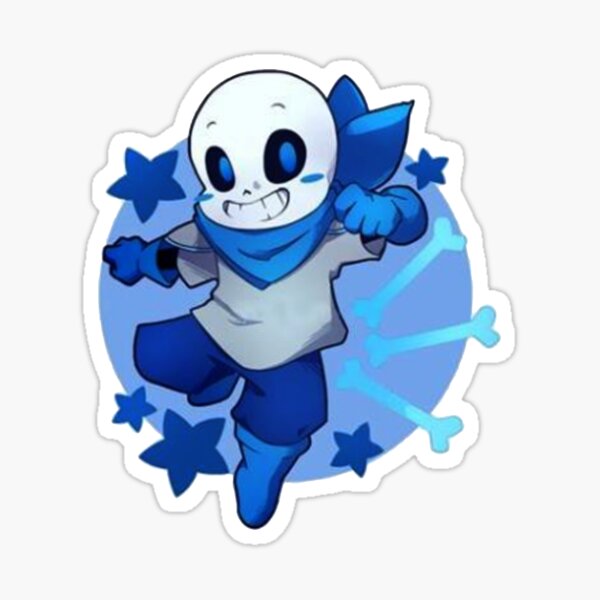 Undertale Sans, Papyrus, and Frisk fullbody stickers — PoetaxArt