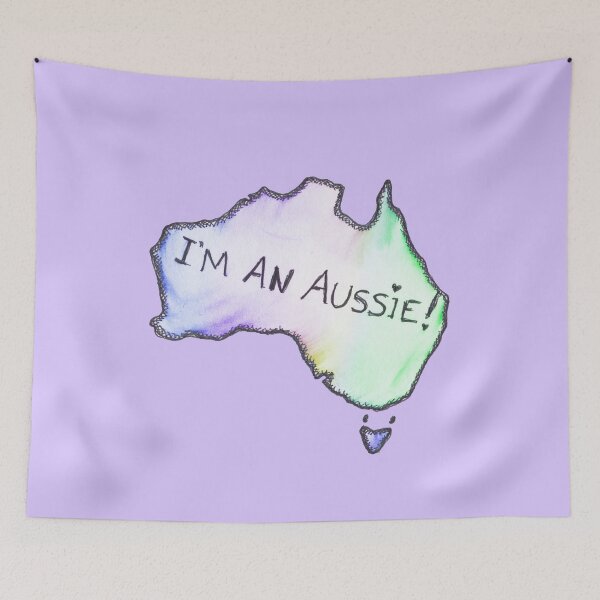 Item preview, I'm An Aussie greeting card  designed and sold by HighwayForSouls.