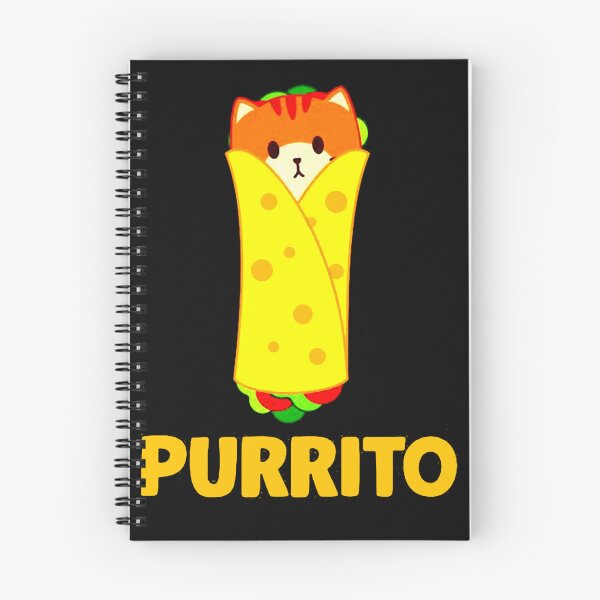 Item preview, Funny cat pun cute burrito purrito shirt designed and sold by OmarEscobedo.