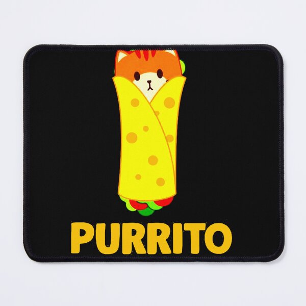 Item preview, Funny cat pun cute burrito purrito shirt designed and sold by OmarEscobedo.