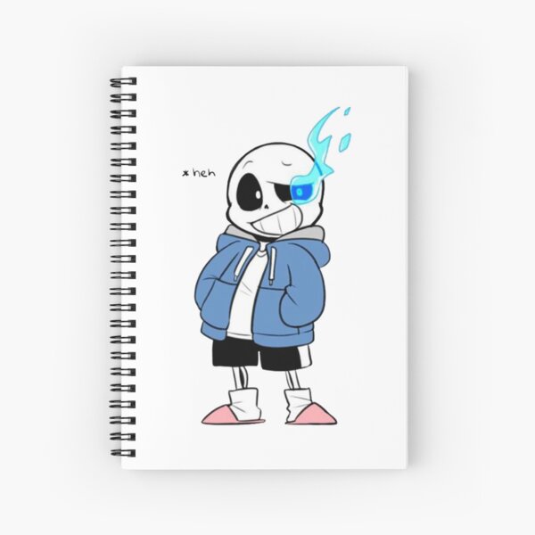 Undertale Sans Pixel Art | Spiral Notebook