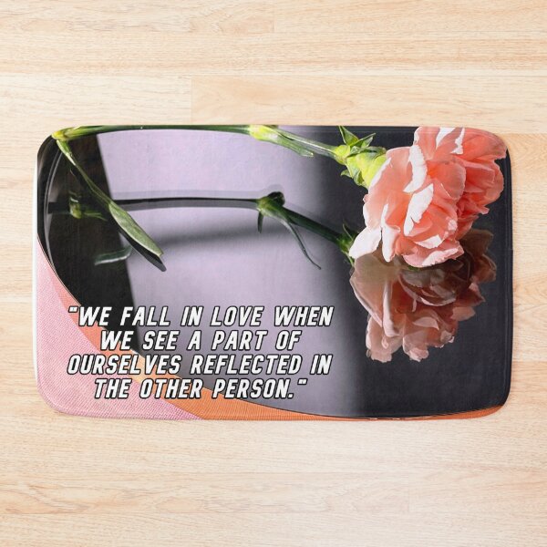 Item preview, Love's Reflection - Rose on Mirror - Beautiful Quote designed and sold by DEL-Productions.