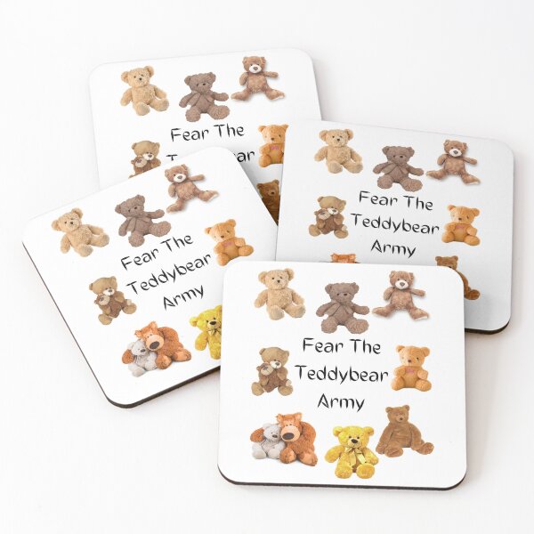 Item preview, Fear The Teddy bear Army designed and sold by Cora Gregory.
