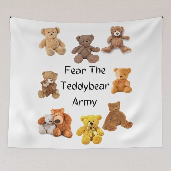 Item preview, Fear The Teddy bear Army designed and sold by Cora Gregory.