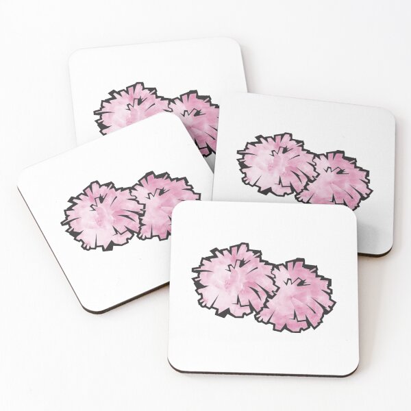 Item preview, Cheerleader Pink Pom Poms designed and sold by ClothingIL.