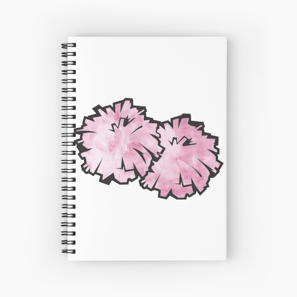 Cheerleader Pink Pom Poms Art Print