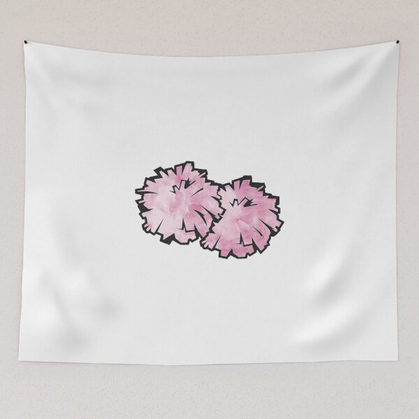 Item preview, Cheerleader Pink Pom Poms designed and sold by ClothingIL.