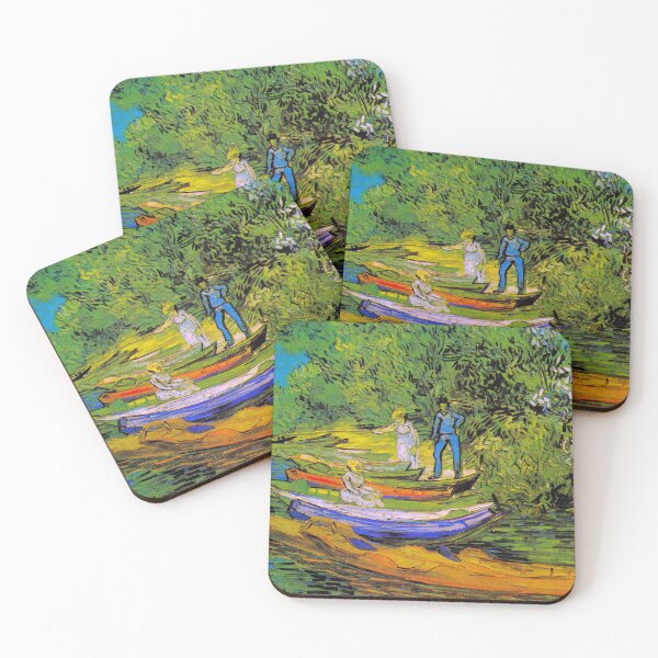 Item preview, Bank of the Oise at Auvers - Vincent van Gogh designed and sold by SimpleJoyStyle.