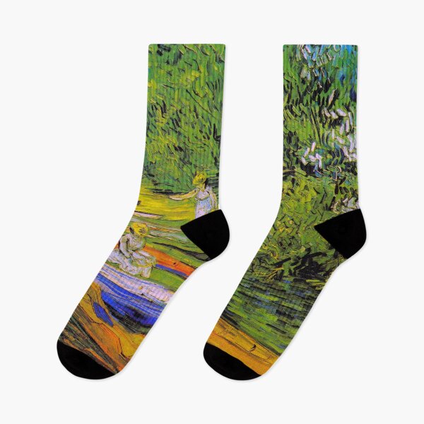 Item preview, Bank of the Oise at Auvers - Vincent van Gogh designed and sold by SimpleJoyStyle.