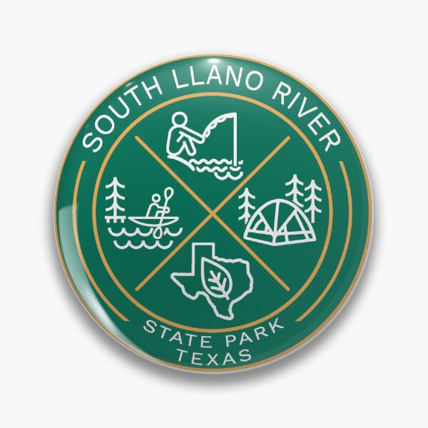 Item preview, Logotipo heráldico del parque estatal South Llano River designed and sold by VanyaKar.