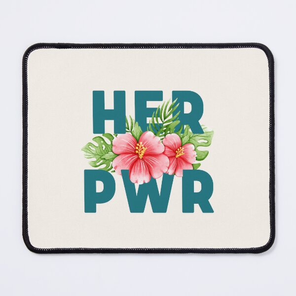 Item preview, Her Pwr | Power to Girls | Pink Hibiscus Flower designed and sold by SpeakLifeHQ.