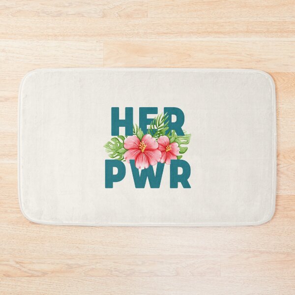 Item preview, Her Pwr | Power to Girls | Pink Hibiscus Flower designed and sold by SpeakLifeHQ.