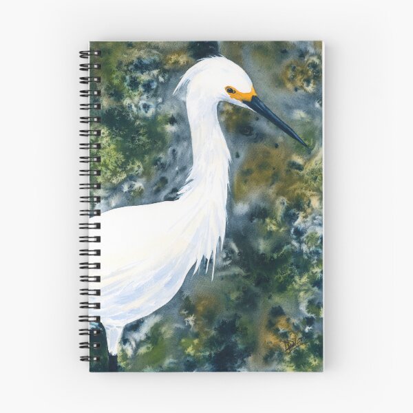 Item preview, White Florida Egret designed and sold by WaterStrokesArt.