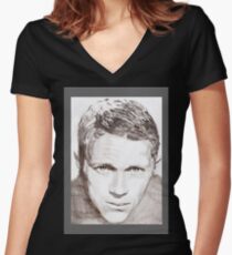 Steve McQueen T-shirt col V femme