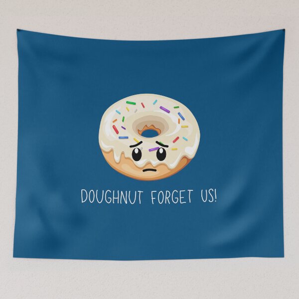 Item preview, Do not forget us (Doughnut) Coworker Friend leaving (dark version) designed and sold by CherieTree.