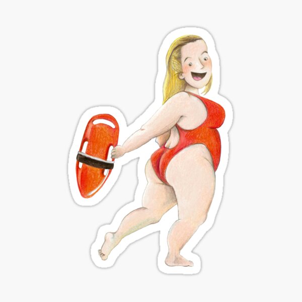 Baywatch babe Sticker