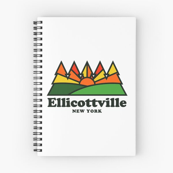 Item preview, Ellicottville NY New York Retro Vintage Mountains designed and sold by Cormorant36.