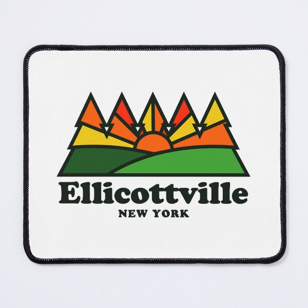 Item preview, Ellicottville NY New York Retro Vintage Mountains designed and sold by Cormorant36.