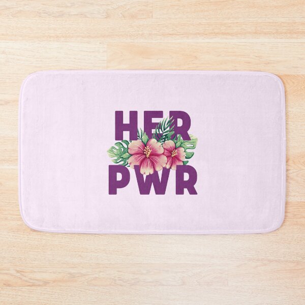 Item preview, Her Pwr | Power to Girls | Pink Hibiscus Flower designed and sold by SpeakLifeHQ.