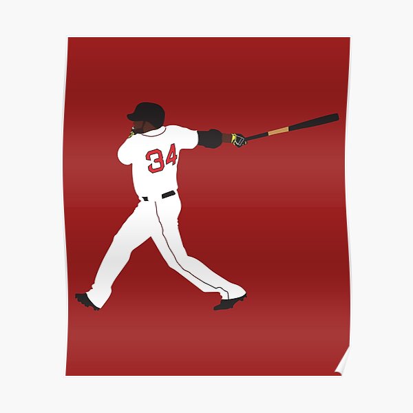 David Ortiz #34 Boston Red Sox Red Alternate Player Jersey - Cheap
