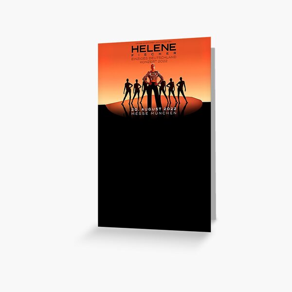 "Helene Fischer Messe Munchen 2022" Greeting Card for Sale by EmmettClark Redbubble