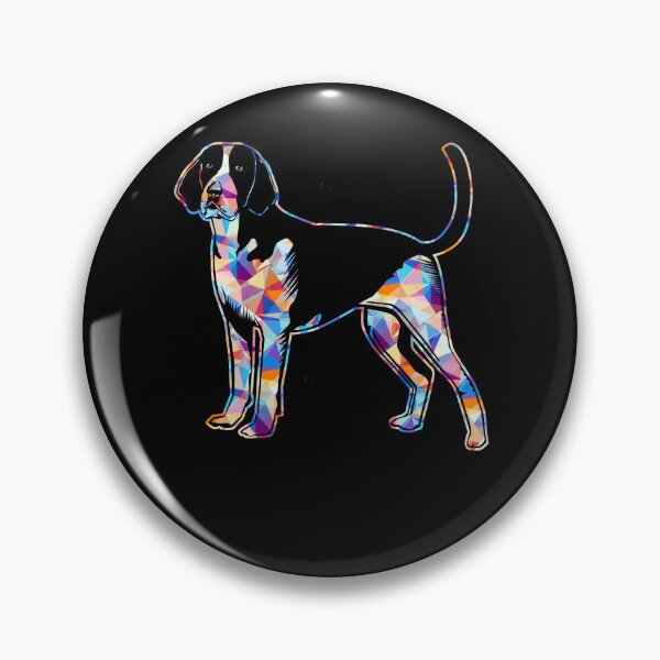 Item preview, Cool And Awesome American Foxhound Geometric designed and sold by UnknownArtistt.