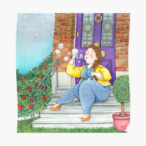 Soap bubbles Poster