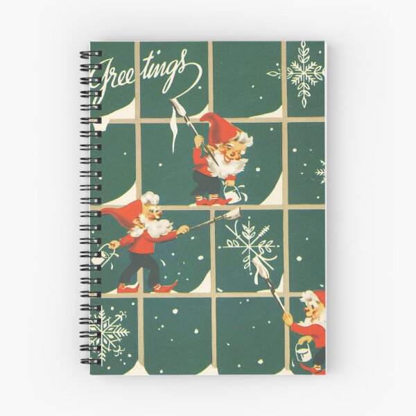Item preview, Retro ugliest Christmas Window Snowflakes Painting Elves designed and sold by LEILA ART SPACE.