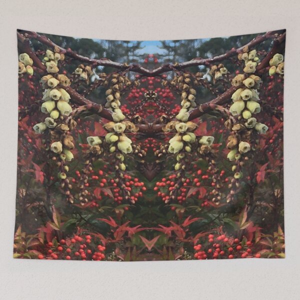 Item preview,  II Blossoms of Scarlet and Cream  herald the return of Bees and Springtide at the RTBG  designed and sold by RoseAromas.
