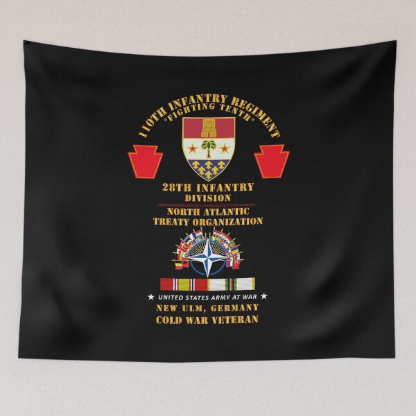 Item preview, 110th Infantry Regiment - 28th Inf Div, NATO - New Ulm, Germany w COLD SVC X 300 designed and sold by Military Insignia Products.