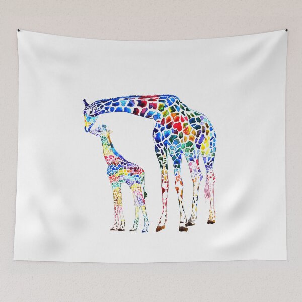 Item preview, Colorful giraffes designed and sold by Luba-Ost.