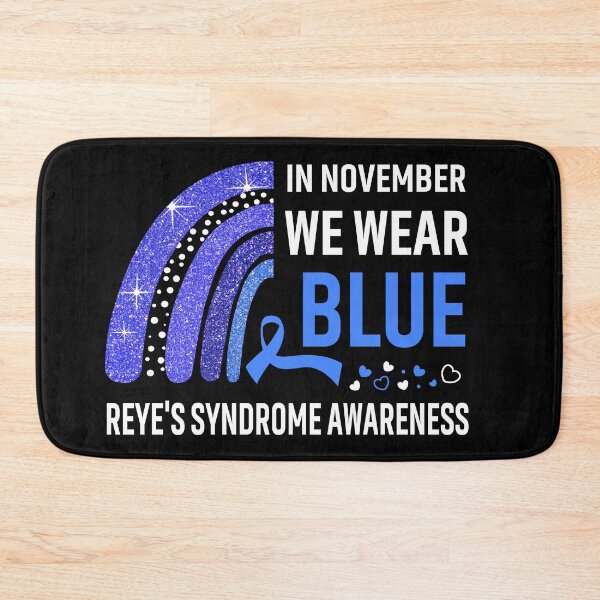 Item preview, Rainbow In November We Wear Blue Reye's Syndrome Awareness designed and sold by Mnrshirley.