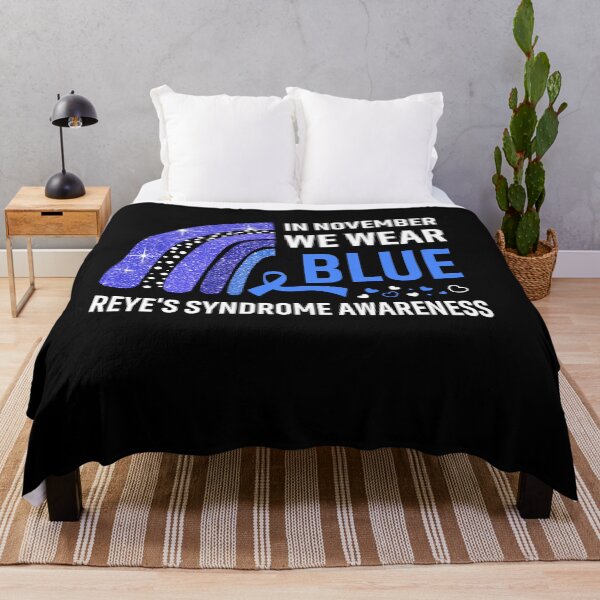 Item preview, Rainbow In November We Wear Blue Reye's Syndrome Awareness designed and sold by Mnrshirley.