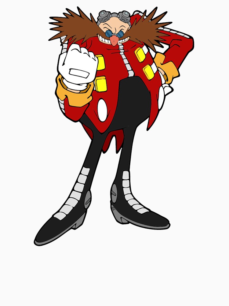 "Sonic The Hedgehog dr eggman Sticker Design funny Sonic The Hedgehog
