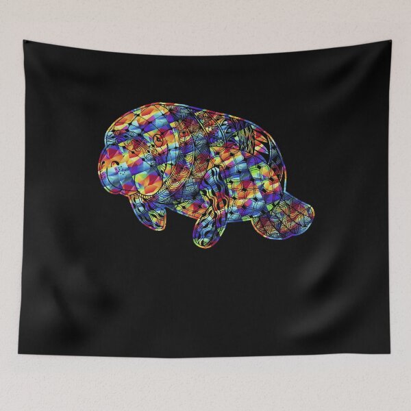 Item preview, Cool And Awesome Manatee Geometric designed and sold by UnknownArtistt.