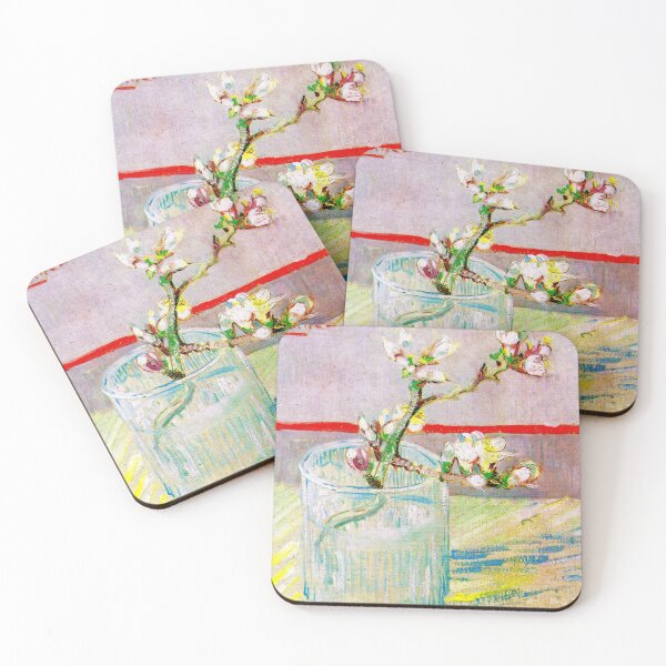 Item preview, Blossoming Almond Branch in a Glass - Vincent van Gogh designed and sold by SimpleJoyStyle.