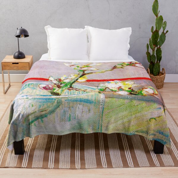 Item preview, Blossoming Almond Branch in a Glass - Vincent van Gogh designed and sold by SimpleJoyStyle.