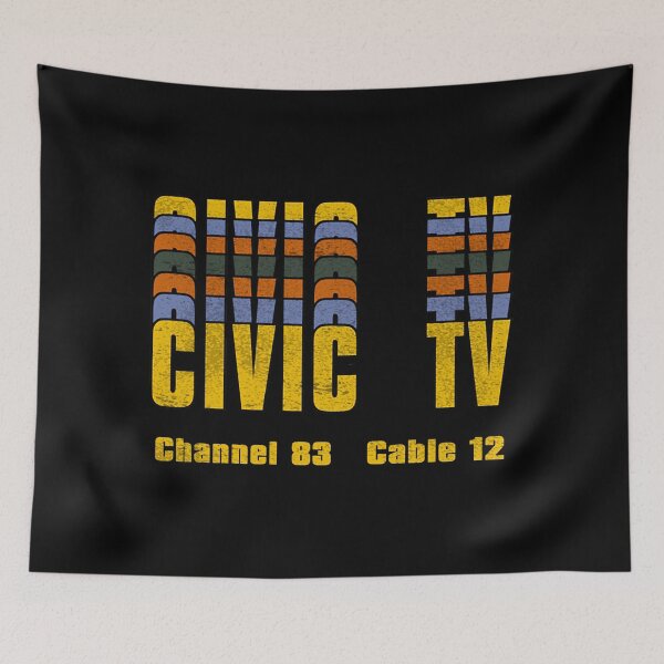 Item preview, Distressed Civic TV Logo Channel 83 Cable 12 Classic T-Shirt designed and sold by JoBilly307xx.