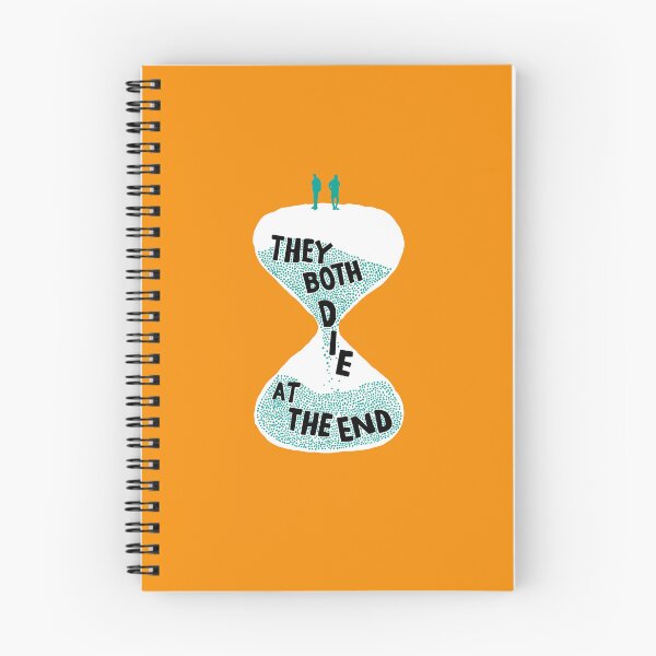 Item preview, They both die in the end cover art designed and sold by hannatwirls.