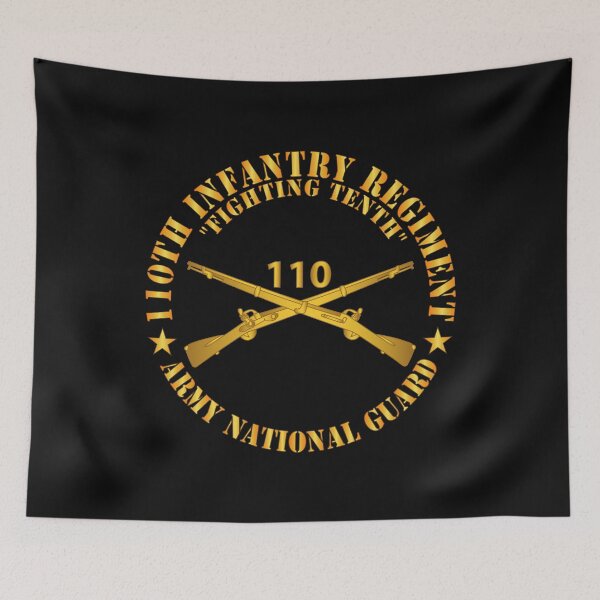 Item preview, 110th Infantry Regiment - Fighting Tenth - Br - ARNG X 30000 designed and sold by Military Insignia Products.