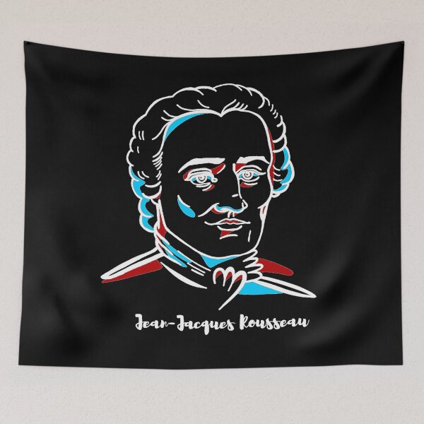 Item preview, Jean-Jacques Rousseau designed and sold by PoliticsPrint.